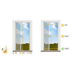 Comprar Mosquitera Plisada Lateral de 22 mm a medida【No+Mosquitos】