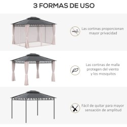 Comprar Pergola con Mosquitera al mejor precio 【No+Mosquitos】