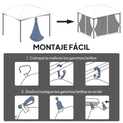 Tela Mosquitera para Cenador